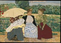Détail de « Jardins publics » (1894), tableau du peintre nabi Édouard Vuillard (1868-1940) - Crédits : BIS/Archives Larbor