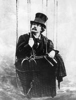 Le photographe Nadar (1820-1910) dans la nacelle d'un ballon - Crédits : BIS/Ph. Coll. Archives Larbor