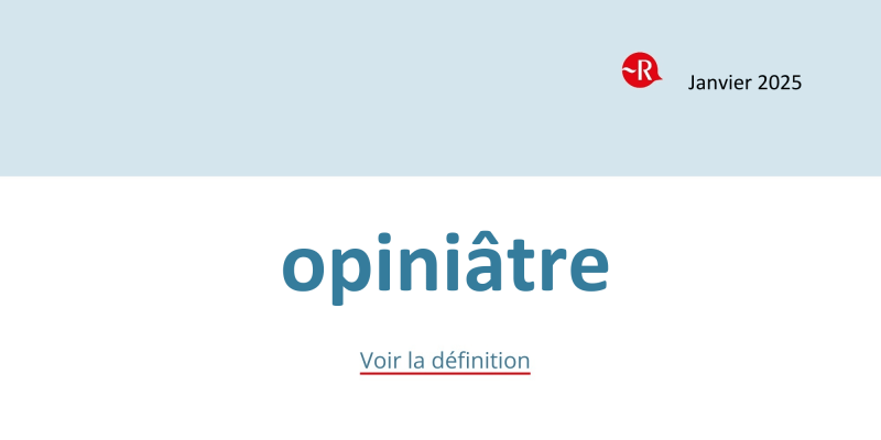 opiniâtre