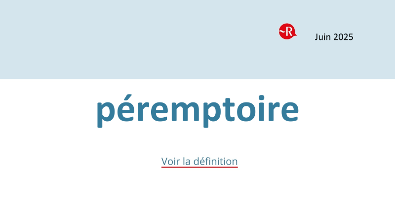 péremptoire