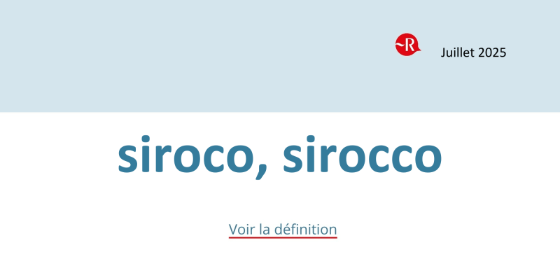 siroco​​​, sirocco​​​