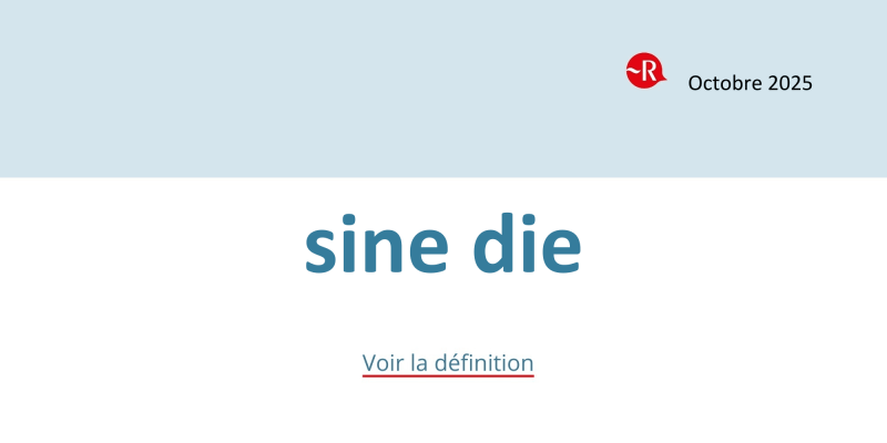 sine die