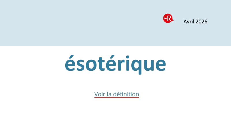 ésotérique