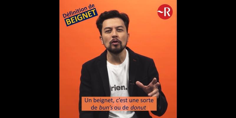 Quand un humoriste promeut la langue française...
