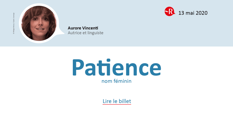 Patience, patients !