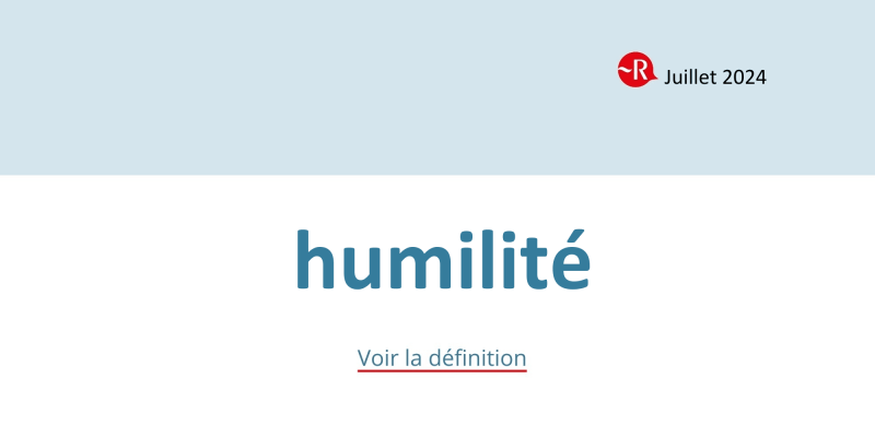 humilité