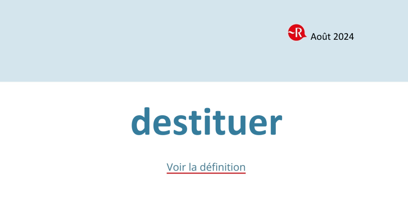 destituer